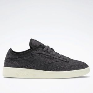 Reebok Club C Wool & Corn Night Faded Natural Wool Dark Gray Shoes-Woman’s 9